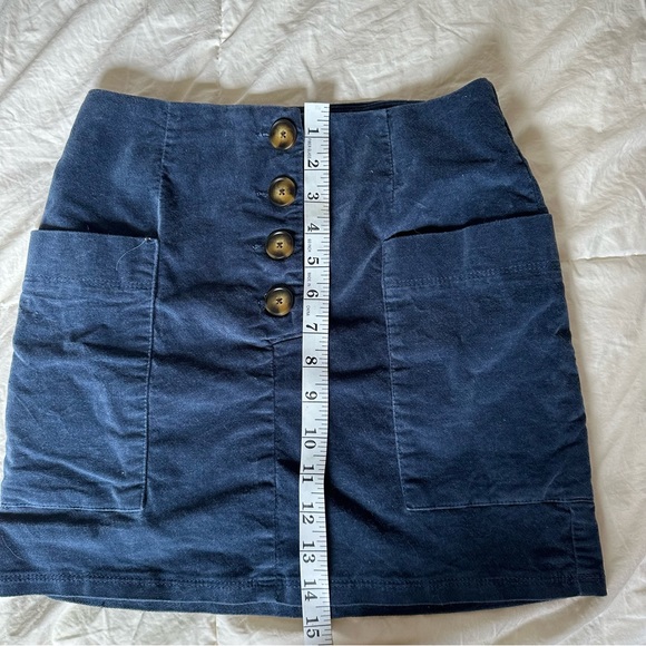 BDG Urban Outfitters Navy Button Up Skirt - Picture 5 of 7
